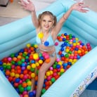 Coco Lovelock in 'Ball Pit Facial'