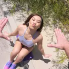 Kimmy Kimm in 'Park Workout'
